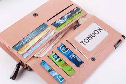 Women Wallets Fashion Lady Wristlet Handbags Long Money Bag Zipper Coin Purse Cards ID Holder Clutch Woman Wallet Burse Notecase