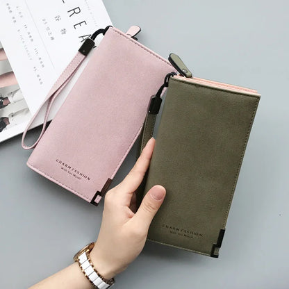 Women Wallets Fashion Lady Wristlet Handbags Long Money Bag Zipper Coin Purse Cards ID Holder Clutch Woman Wallet Burse Notecase