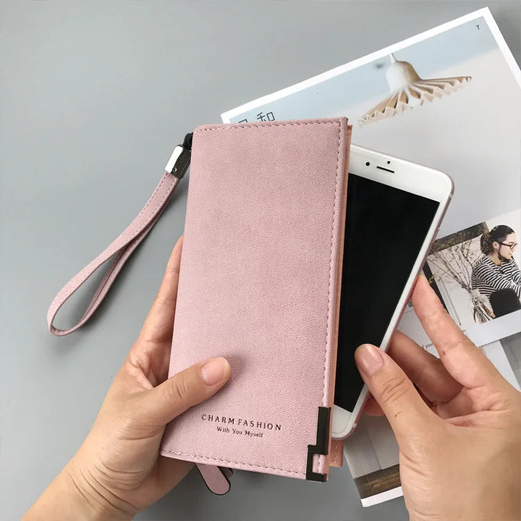 Women Wallets Fashion Lady Wristlet Handbags Long Money Bag Zipper Coin Purse Cards ID Holder Clutch Woman Wallet Burse Notecase