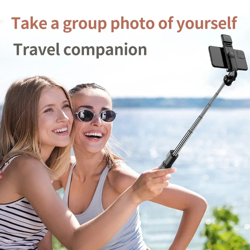 COOL DIER Selfie Tripod Bluetooth Wireless Extendable Portable Stand With Selfie Stick Fill Light Remote shutter For Smartphone