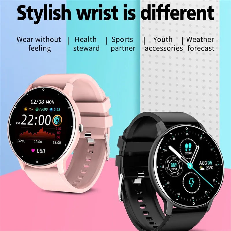 New Bluetooth Call Smart Watch Men Fitness Tracker Heart Rate Sleep Monitoring Sport Waterproof Smartwatch Women For Android IOS