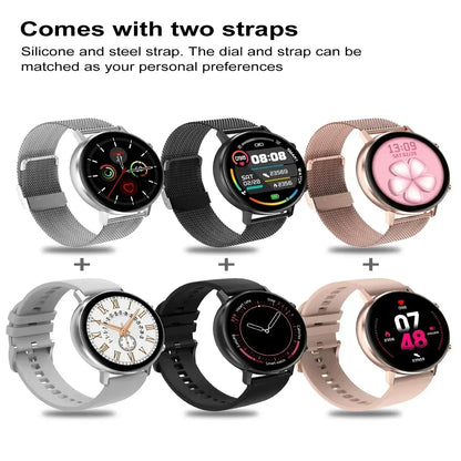 Zordai DT96 2024 Smartwatch Waterproof Heart Rate Sport Smart Watch Compatible with Xiaomi Phone fitness tracker for Men Women