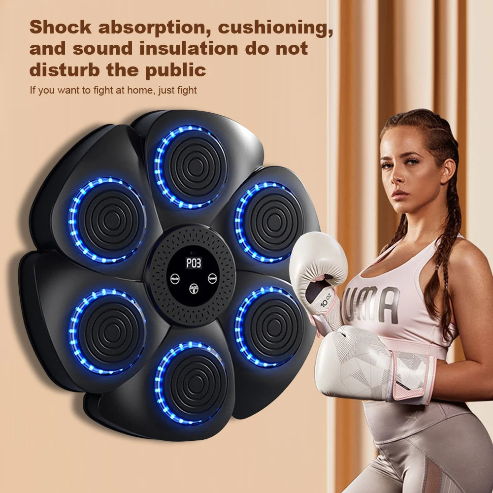 Music Boxing Machine Boxing Reaction Wall Target Smart Bluetooth Boxing Trainer Sandbag Punching Bag