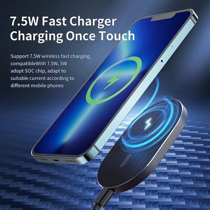 100W Magnetic Car Wireless Charger Air Vent Holder Mount for macsafe iPhone12 13 14 15Pro Max Mini Fast Car Charging Phone Stand