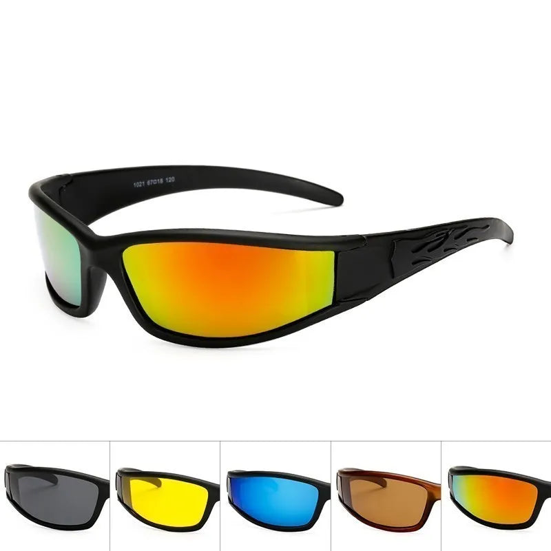 2024  Sport Polarized Sunglasses  Sun Glasses Goggles UV400 Windproof Sunglasses for Men Women   Retro De Sol Masculino