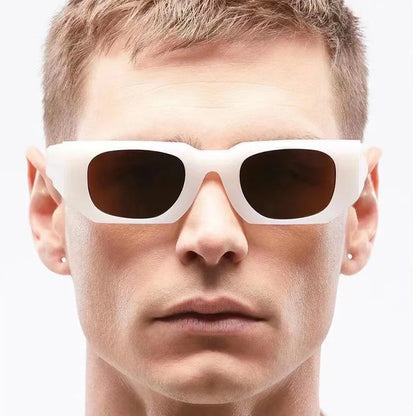 New Punk Sunglasses Men Women 2024 Trends Rectangle Sun Glasses Shades Fashion Vintage Eyewear Male Goggle glasses UV400