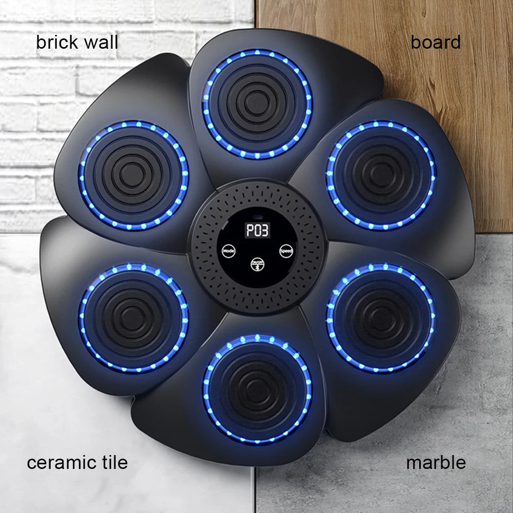 Music Boxing Machine Boxing Reaction Wall Target Smart Bluetooth Boxing Trainer Sandbag Punching Bag