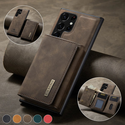 Magnetic Card Holder Leather Wallet Samsung Galaxy S24 S23 Ultra S22 S21 Plus  Business Case Shockproof Cover