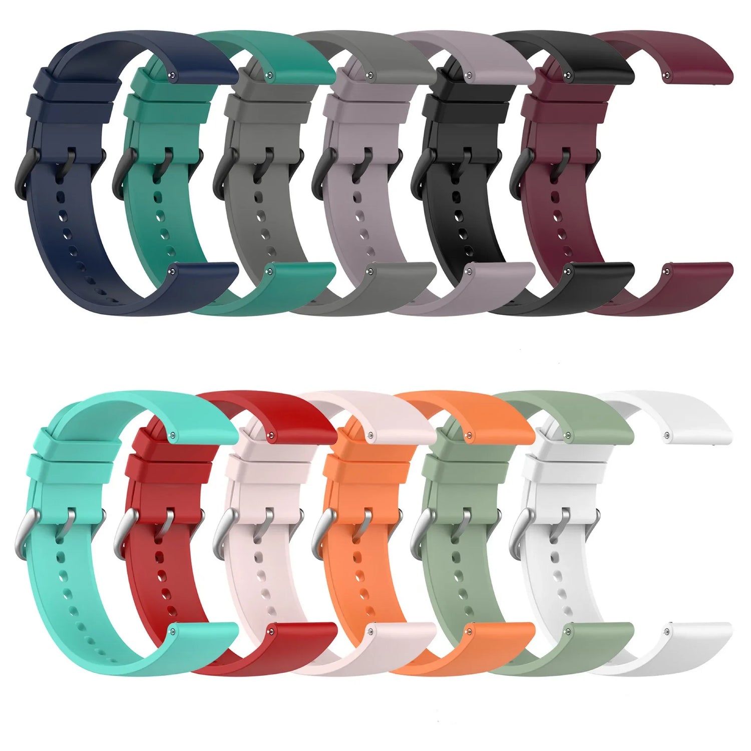 20/22mm Silicone Band for Samsung Smartwatch Galaxy Watch 3 45mm/galaxy Watch 3 41mm Band/gear S3 Band sport soft style