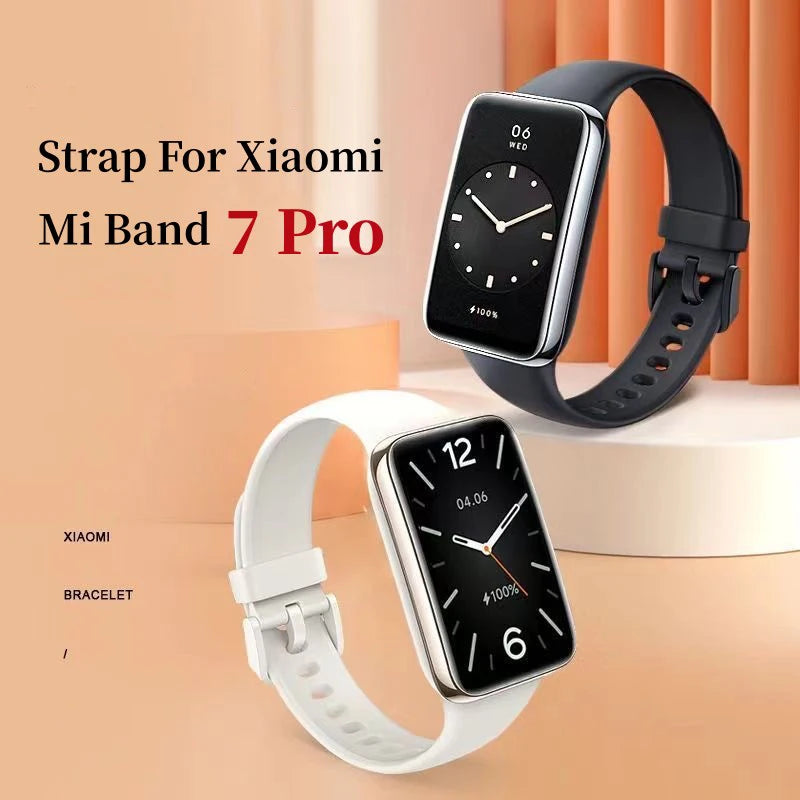 Silicone Strap For Mi Band 7 Pro Strap Accessories Smart Watch Replacement Wristband Bracelet for Xiaomi Mi Band 7 Pro correa