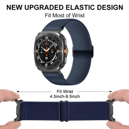 Scrunchie Strap For Samsung Galaxy Watch 7 Ultra 47mm 47 accessories Sport Elastic Nylon bracelet correa Galaxy watch Ultra band