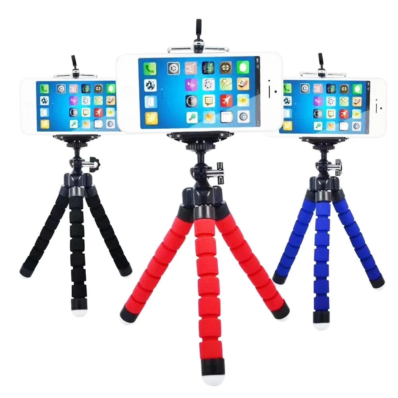 Cell Phone Octopus Tripod Flexible Selfie Stand Portable Desktop Holder Mobile Camera Controller Bluetooth Remote Control Photo