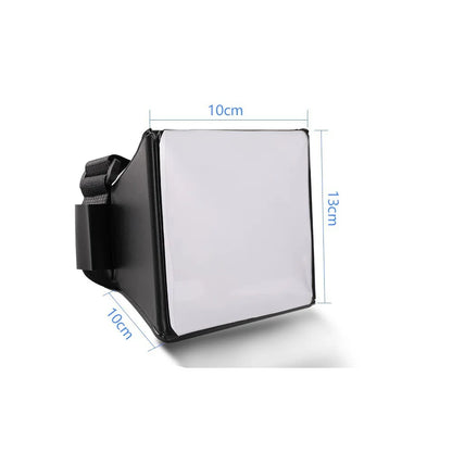 10*13cm Softbox Flash Diffuser Reflector For Most Kinds Of SLR Camera Speedlite Flash Softbox Photography Studio Accessories