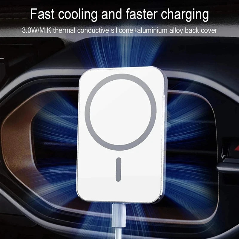 100W Magnetic Car Wireless Charger Air Vent Holder Mount for macsafe iPhone12 13 14 15Pro Max Mini Fast Car Charging Phone Stand