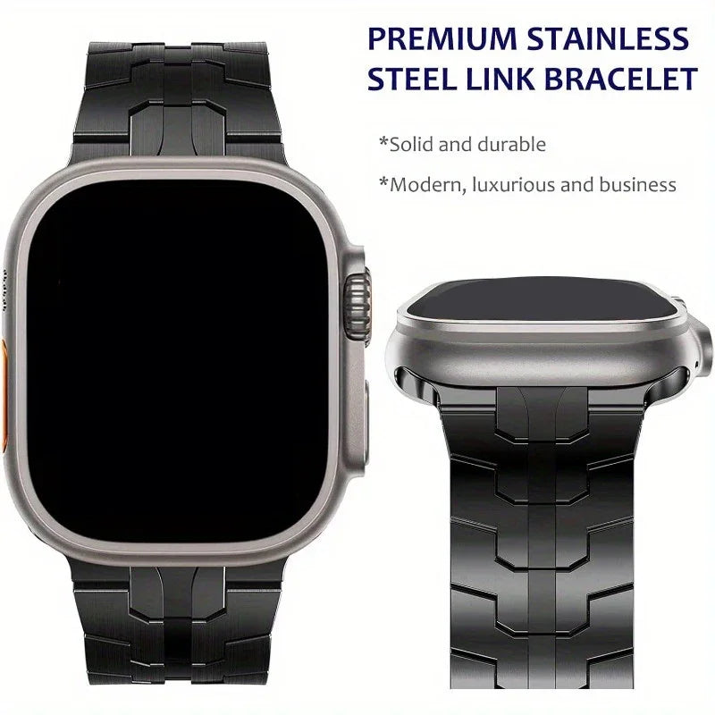 Metal Strap for Apple Watch Band 49mm 45mm 41mm 44mm 42mm 40mm Stainless Steel Wristband iWatch series Ultra 9 8 7 6 SE Bracelet