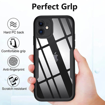 360 Full Cover Bumper Case For iPhone 16 Pro Max 13 12 Mini Funda For iPhone 15 14 11 Pro Max Plus Scree Protection Phone Cover